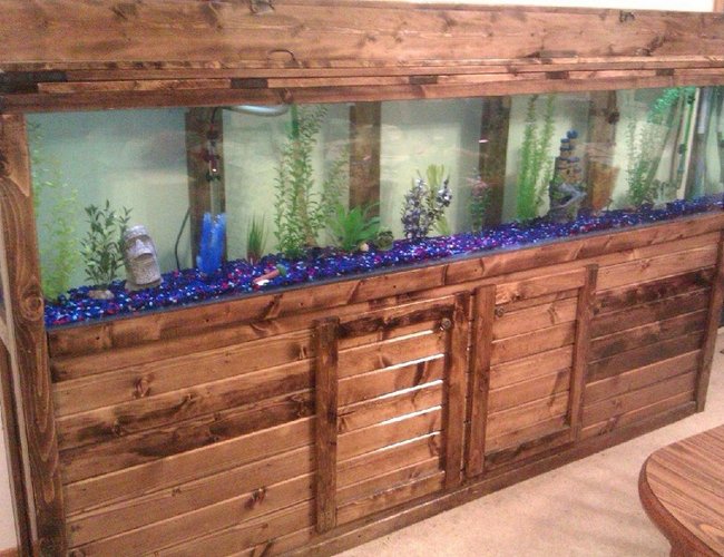 88 gallons freshwater fish tank (mostly fish and non-living decorations) - 88 gal 88 gallons freshwater fish tank (mostly fish and non-living decorations) - 88 gal
