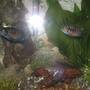 freshwater fish - archocentrus nigrofasciatus - convict cichlid stocking in 2 gallons tank - my convicts and an exodon